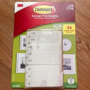 New Command brand: picture hanging strips (38 pairs)